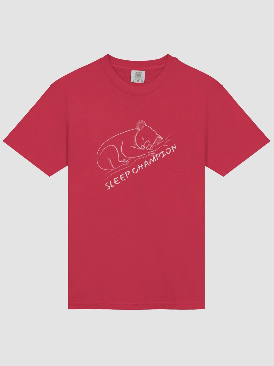 Sleep Champion – Cozy Koala Nature Tee - Large image design product image (5)