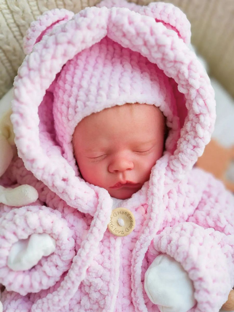 Crochet Pattern: Easy Baby Hoodie (with Bear Ears) product image (8)