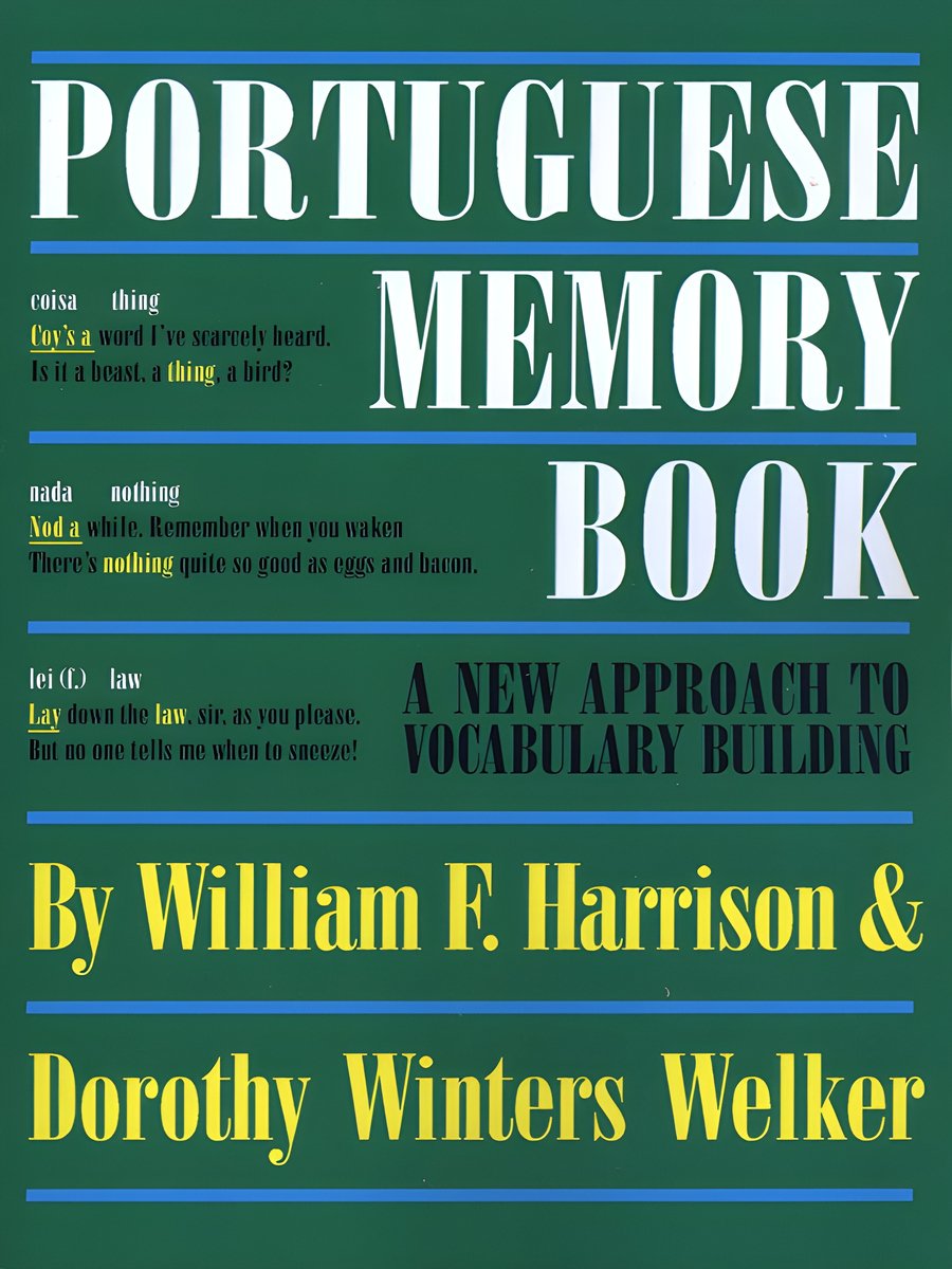 Portuguese Memory Book: A New Approach to Vocabulary Building product image (1)