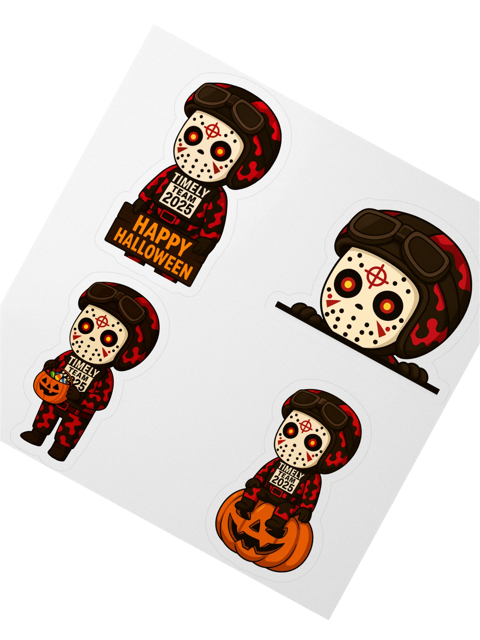 Timely Team Halloween Slasher Theme Stickers! product image (2)