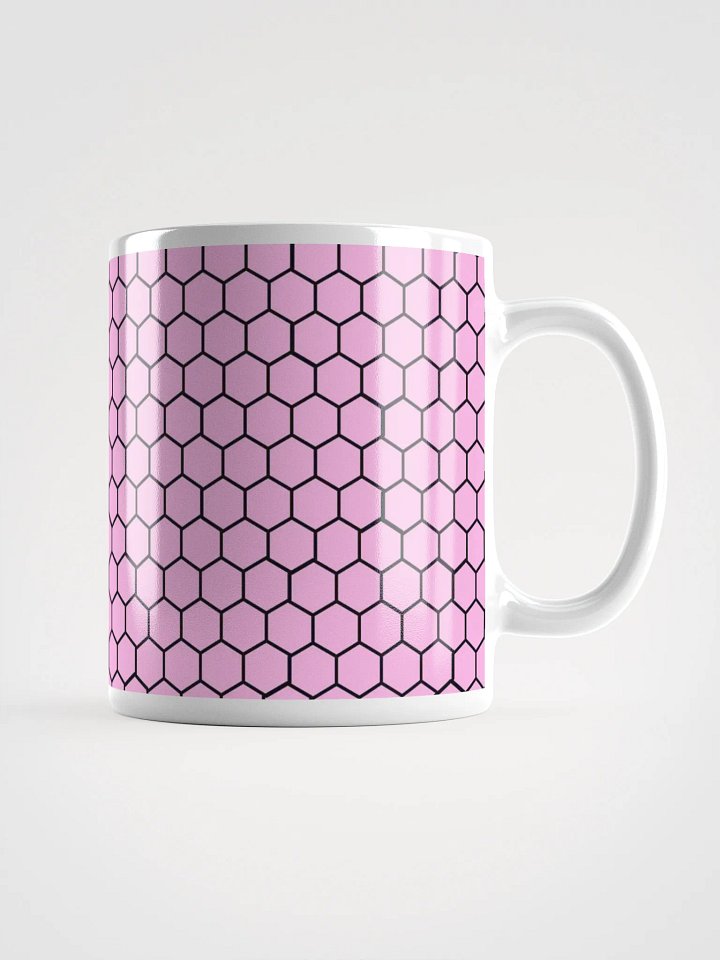 Pink Hex Grid Mug product image (1)