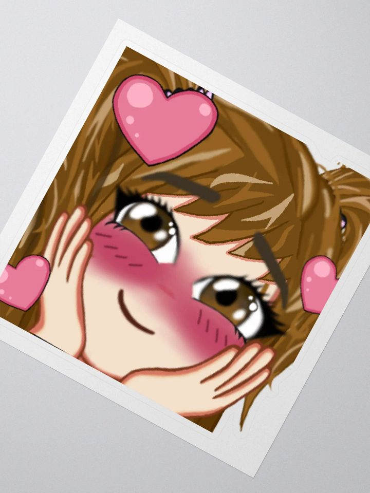 Blush Emote Sticker product image (2)