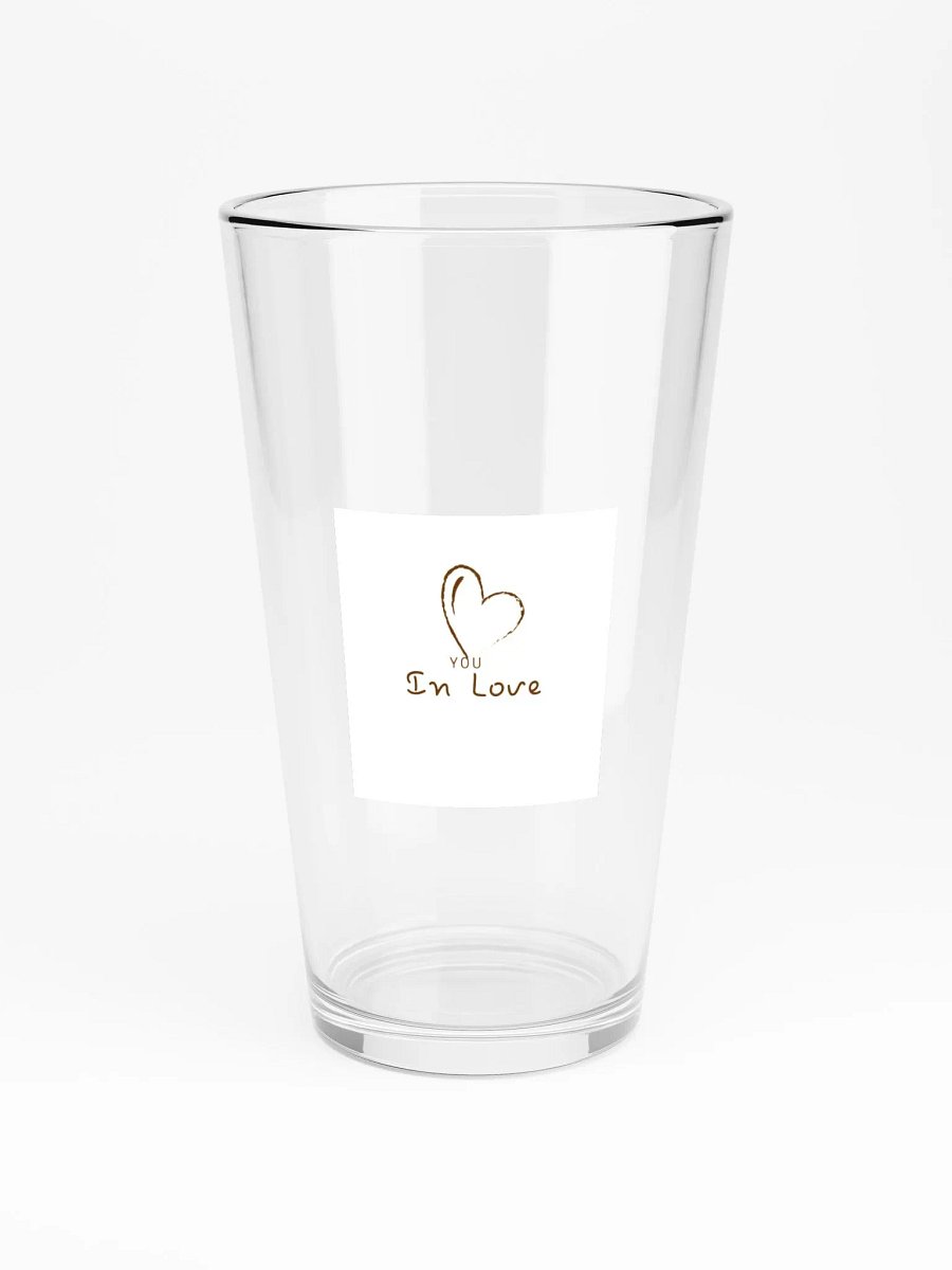 YOU In Love Heart Shaker Pint Glass product image (3)