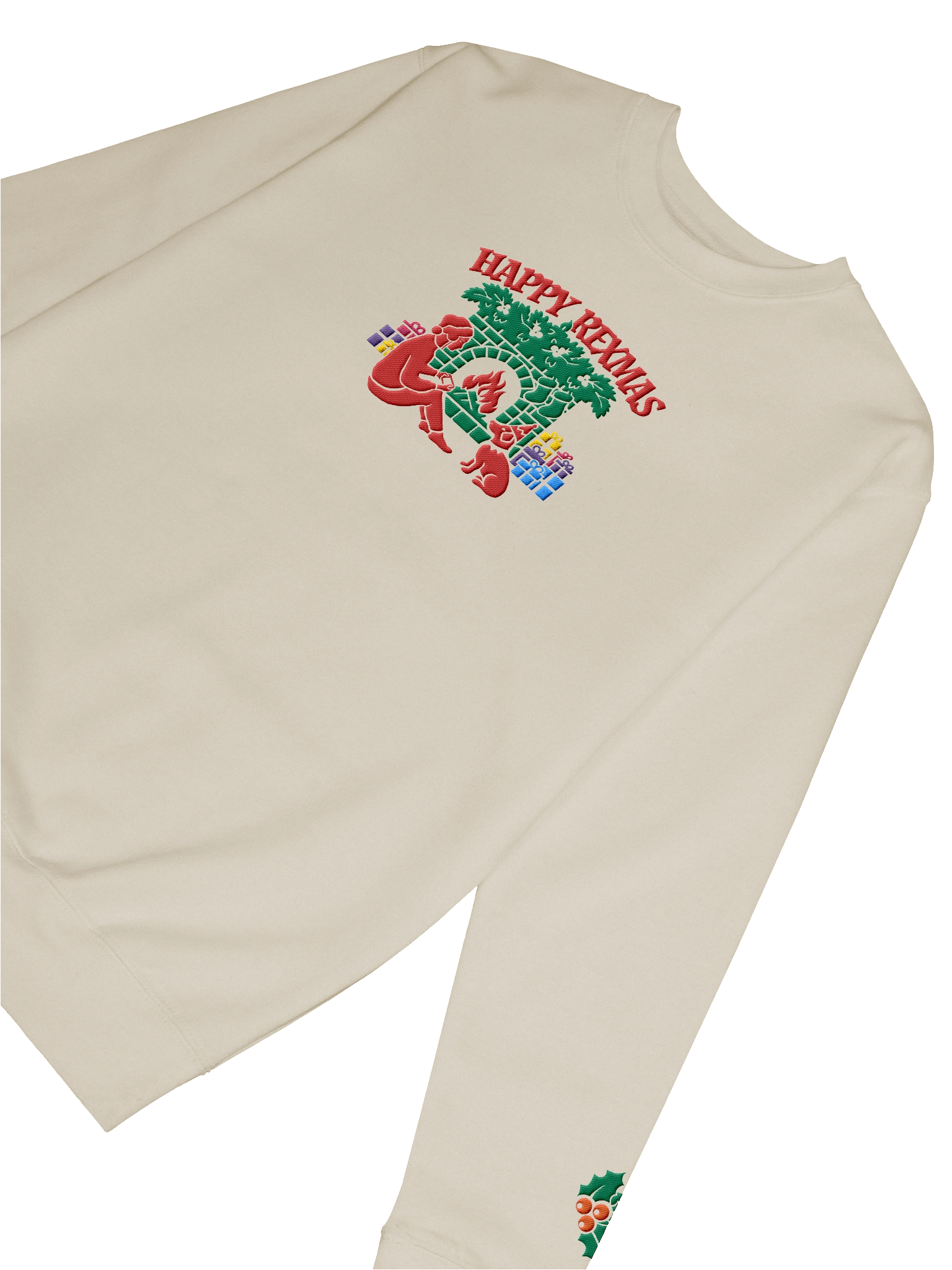 Happy ReXmas - Embroidered Christmas Jumper product image (7)