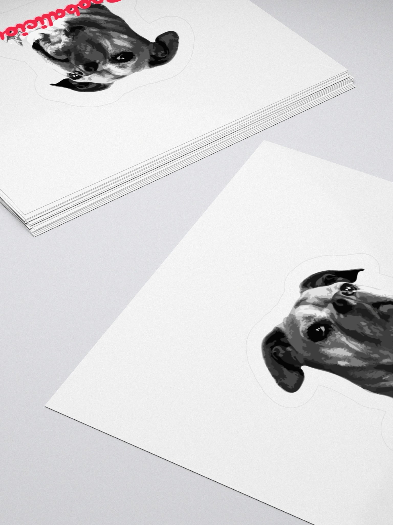 Boobalicious Boo Kiss Cut Stickers product image (10)