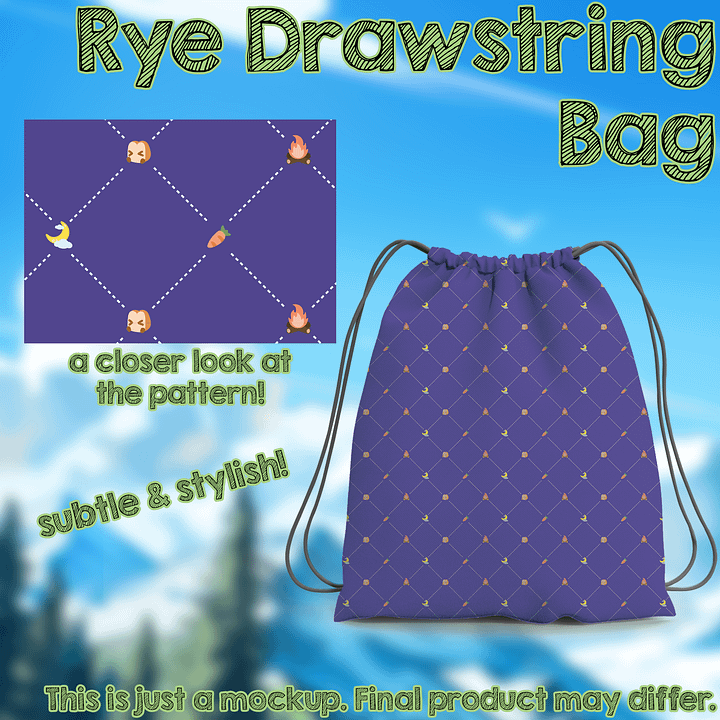 Rye Bday Drawstring Bag [PREORDER] product image (1)