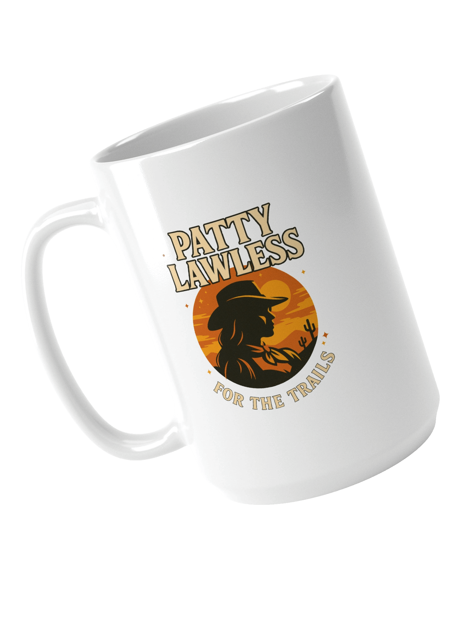 Patty Lawless - For the Trails 15oz White Glossy Mug product image (4)