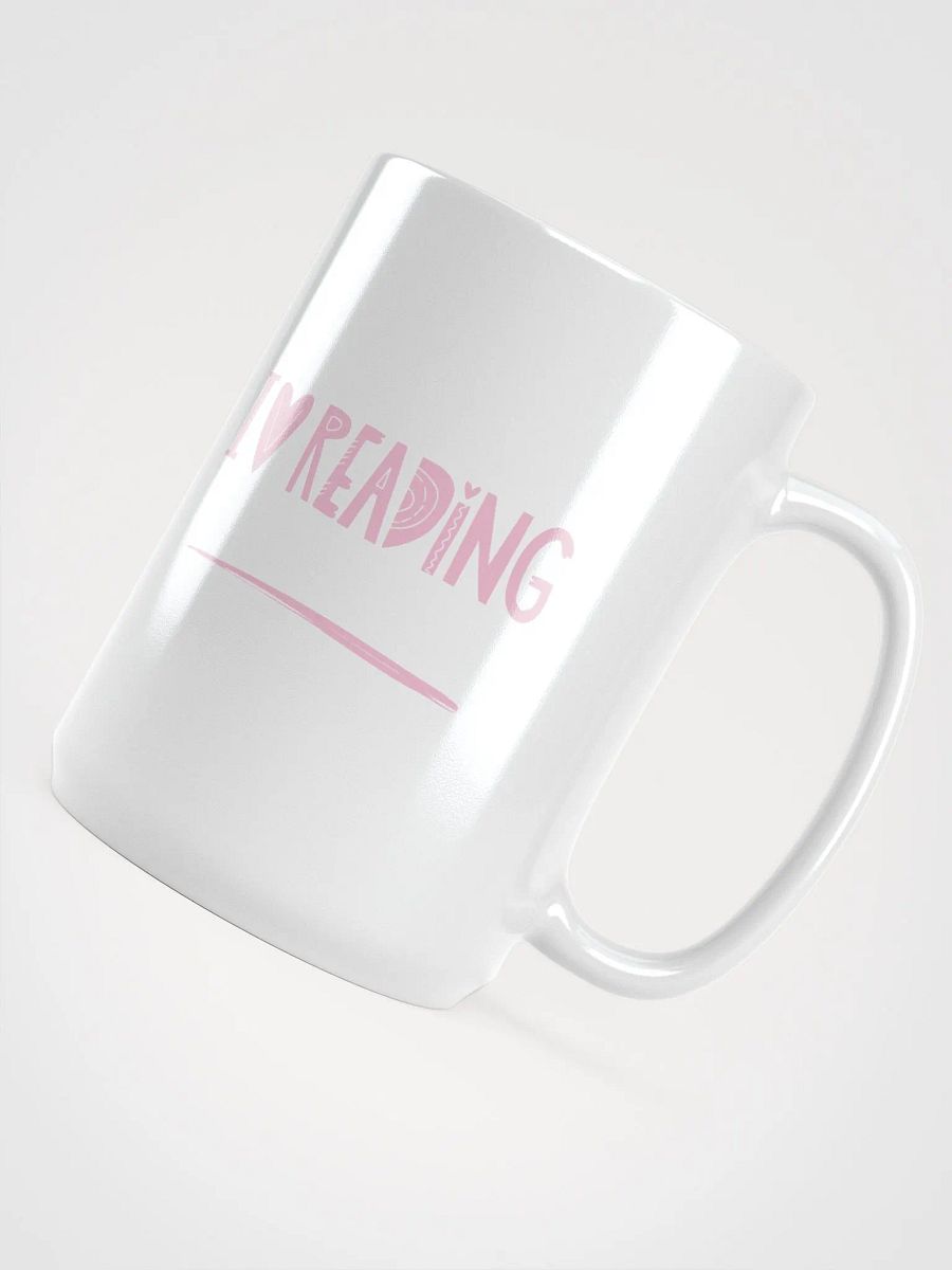 I ♥ READING White Glossy Mug 📖 product image (4)