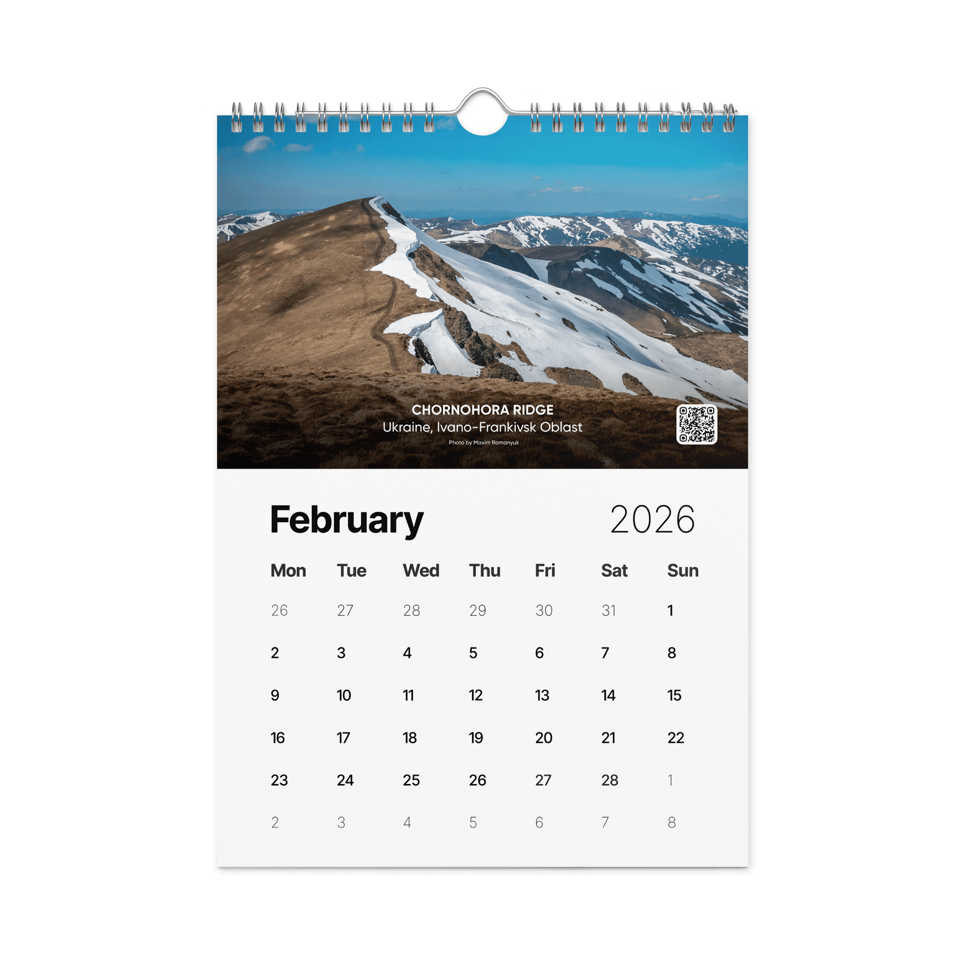 Ukraine Calendar 2026 (MONDAY Edition) product image (3)