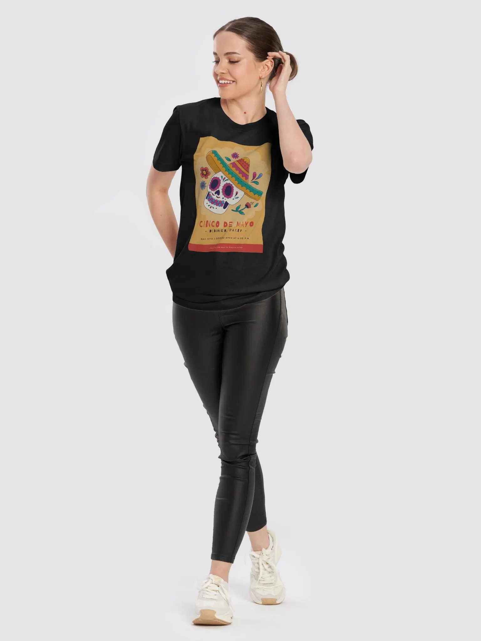 Fiesta Skull Cinco de Mayo T-Shirt product image (38)