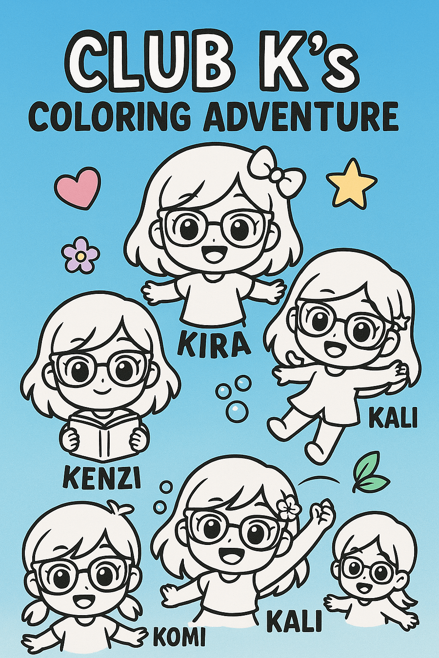 Club K Coloring Book product image (1)