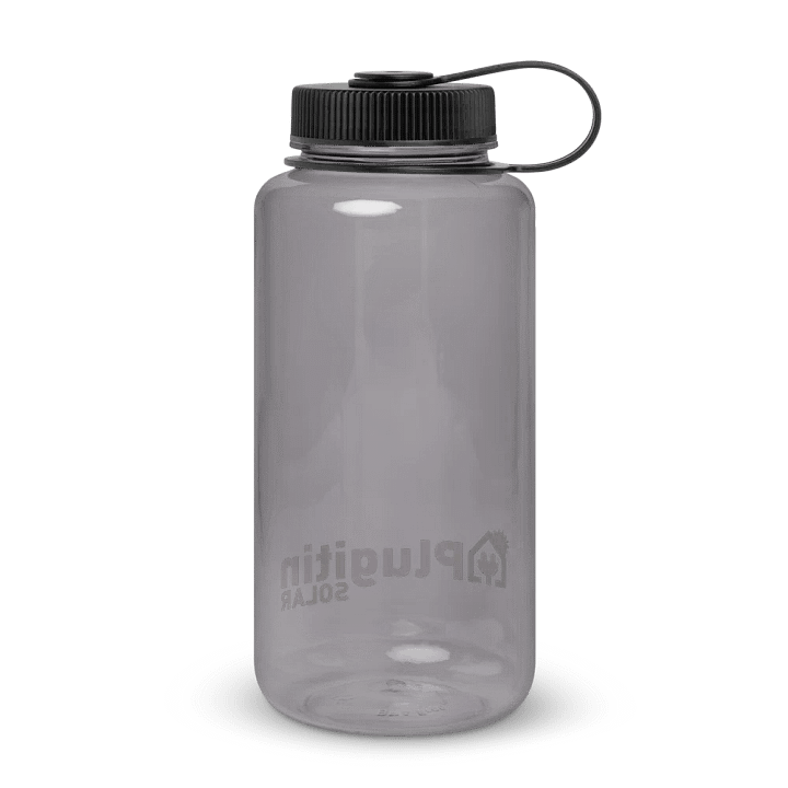 Plug It In Solar High-Quality Wide Mouth Plastic Water Bottle product image (2)