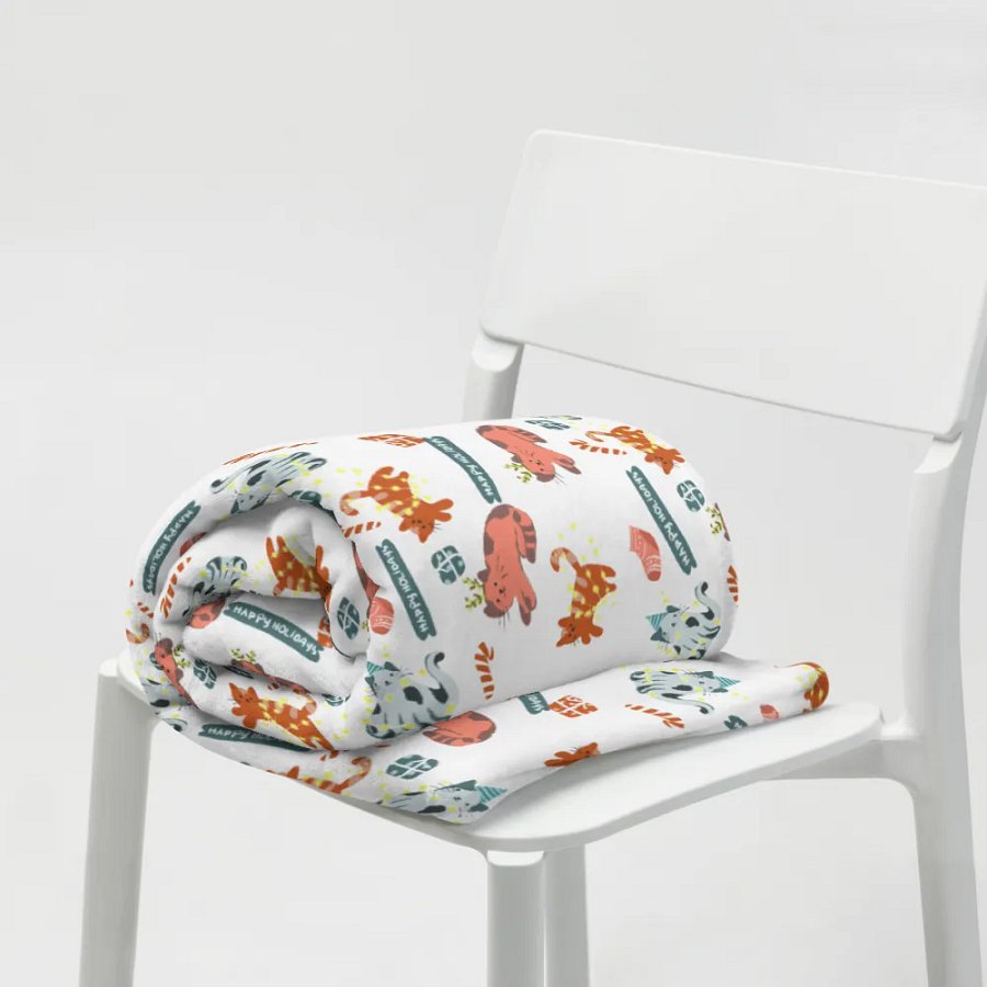 Happy Holiday Blanket product image (7)