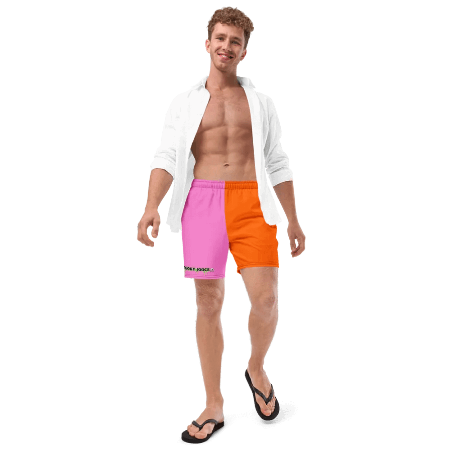SPOOKY JOOCE Swim Trunkz - Light Pink/Orange product image (4)
