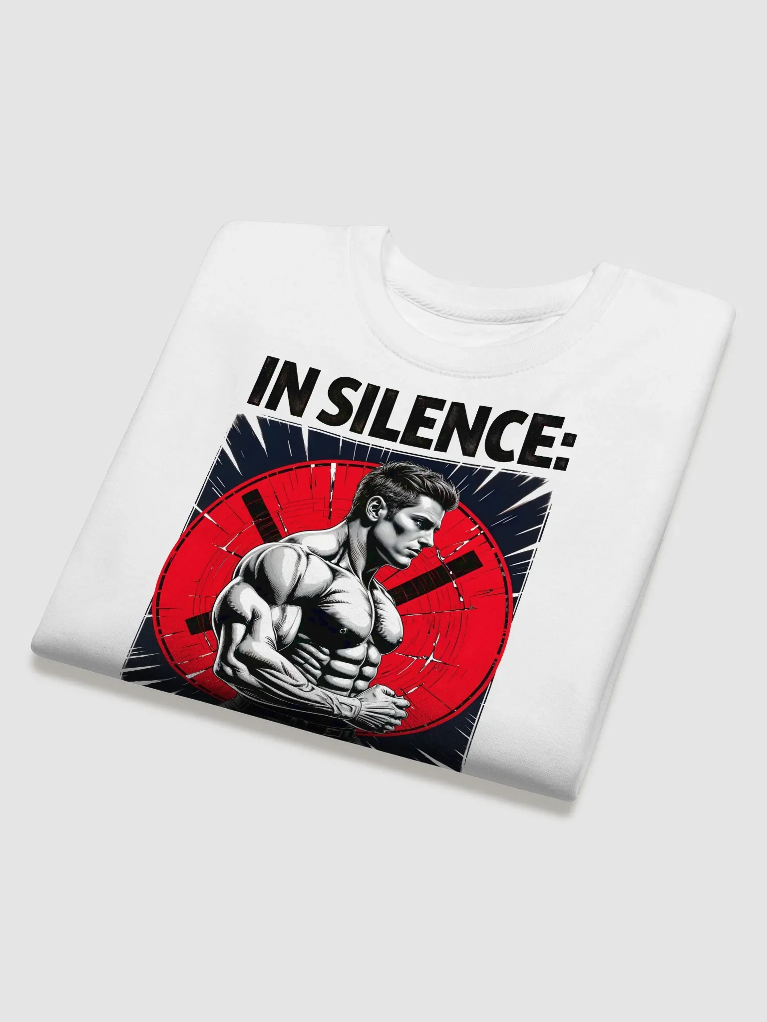 Silent Strength Sweatshirt - IN SILENCE HEARD IN RESULTS product image (4)