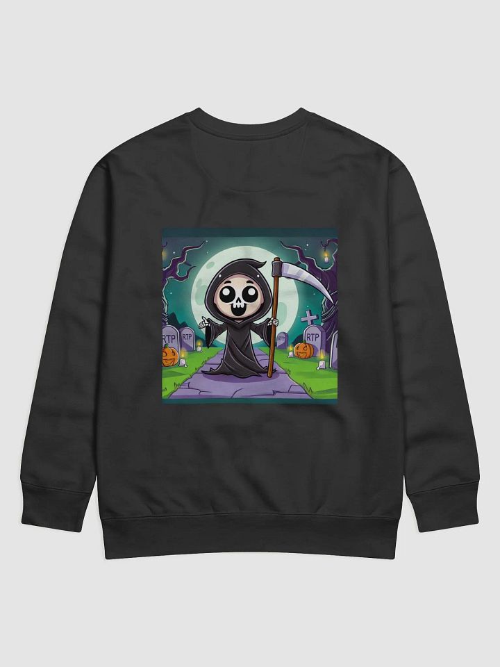 Chibi Grim Reaper Long Sleeve Shirt – Delightfully Dark product image (2)