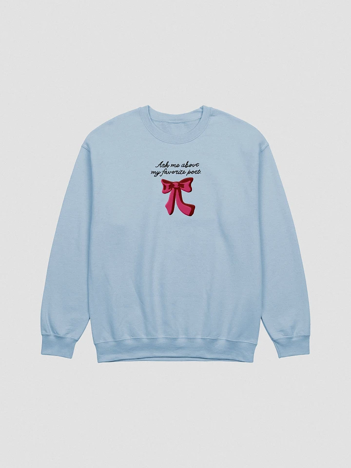 Ask Me Embroidered Sweatshirt product image (1)