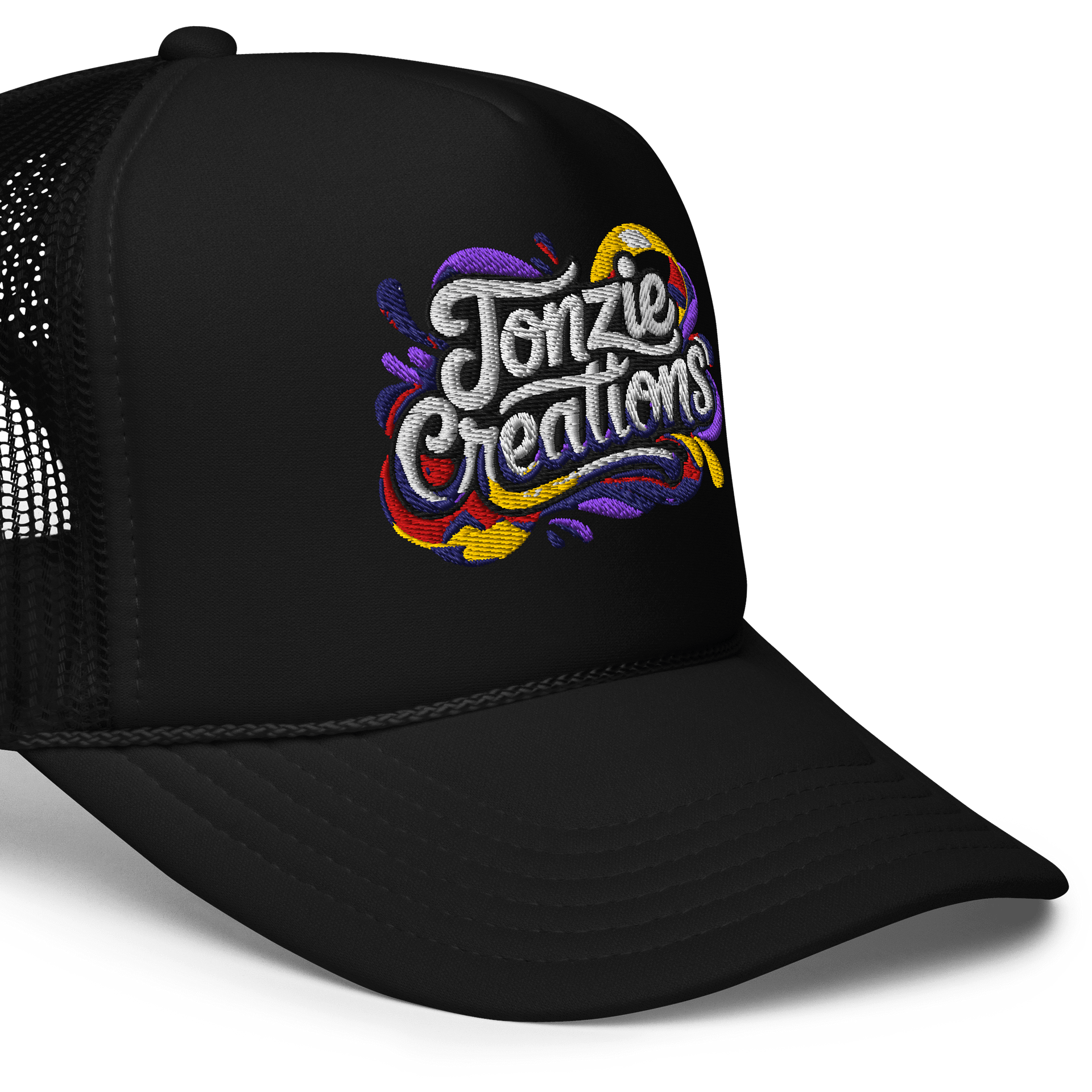 Splash Script Trucker Hat product image (10)