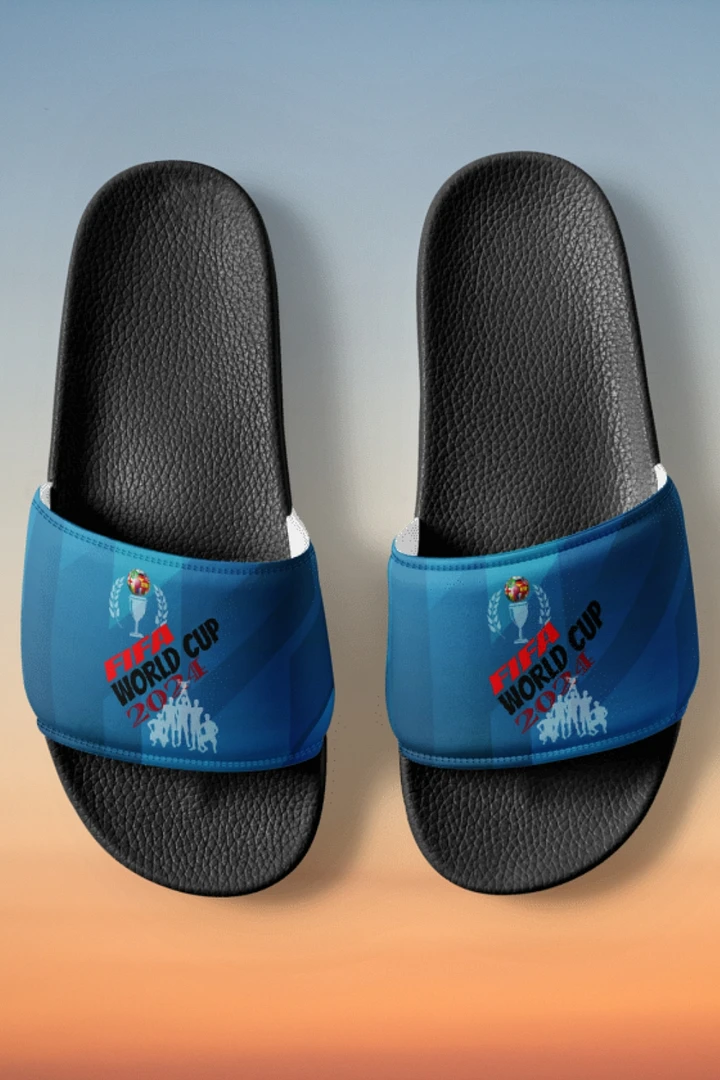 Fifa World Cup 2024 All Over Print Slip On Slides product image (1)