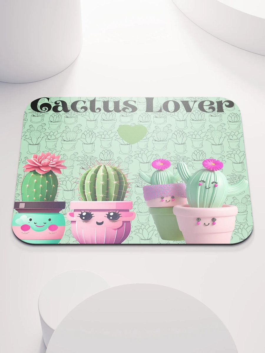 Cheerful Cactus Mouse Pad product image (1)