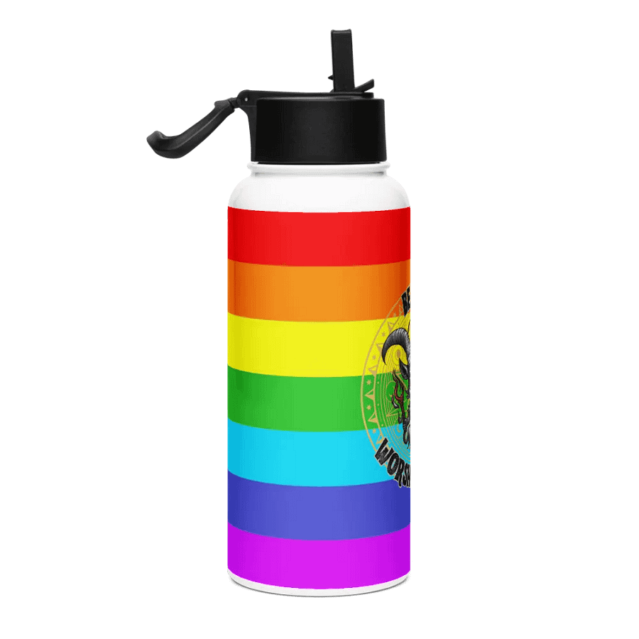Be Gay Worship Satan Water Bottle product image (4)