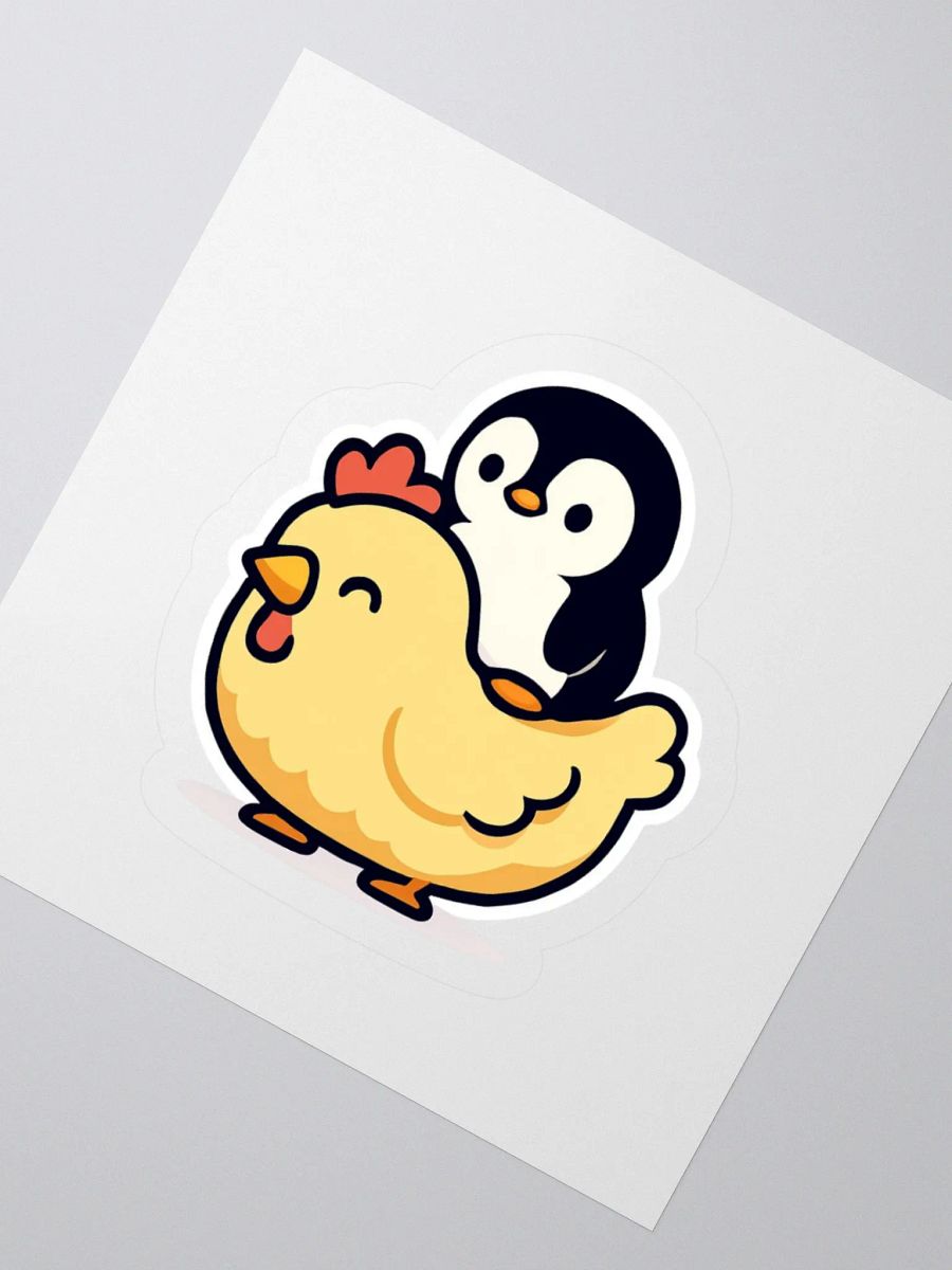 Penguin and Chicken Adventure Kiss Cut Stickers product image (4)