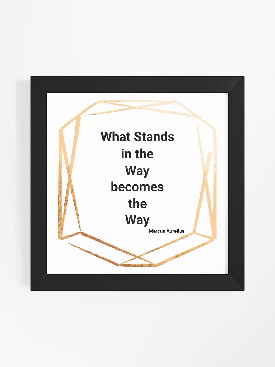 Stoic Motivational Wall Art The Way Marcus Aurelius product image (4)