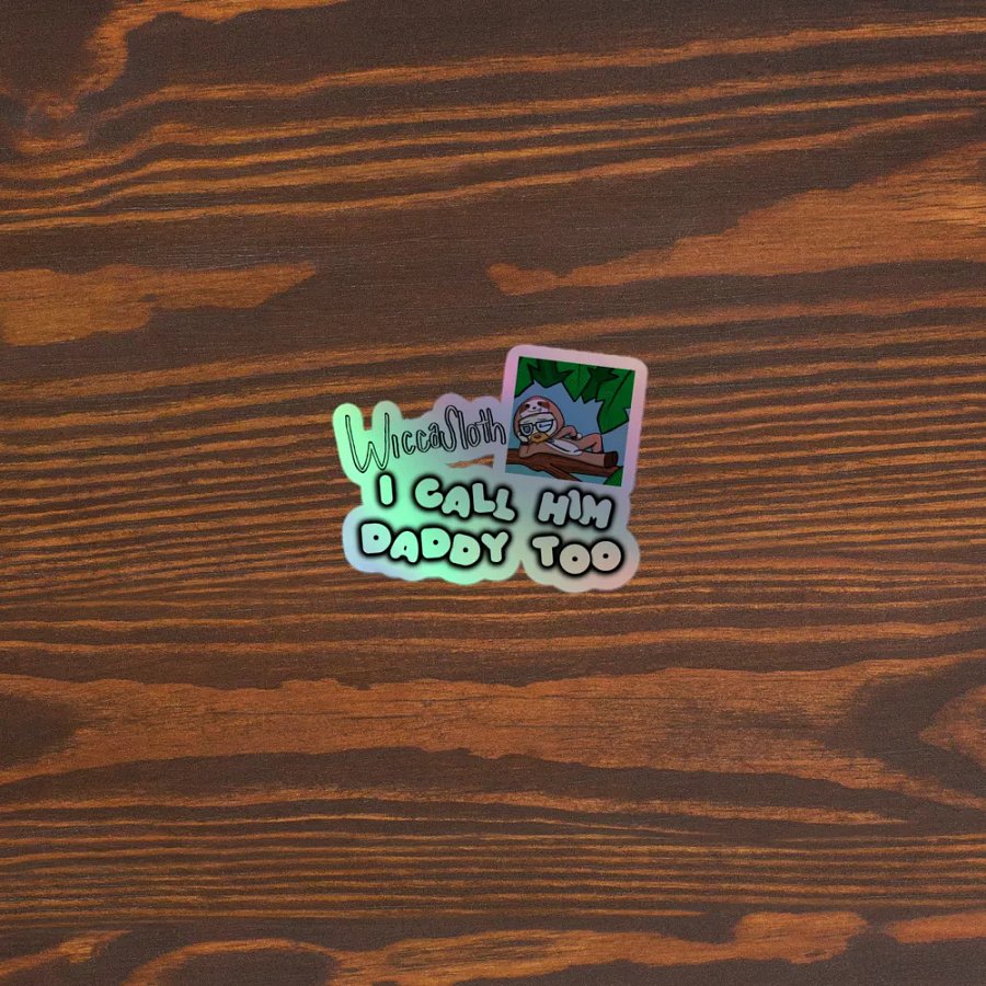 Daddy Holo Sticker product image (5)