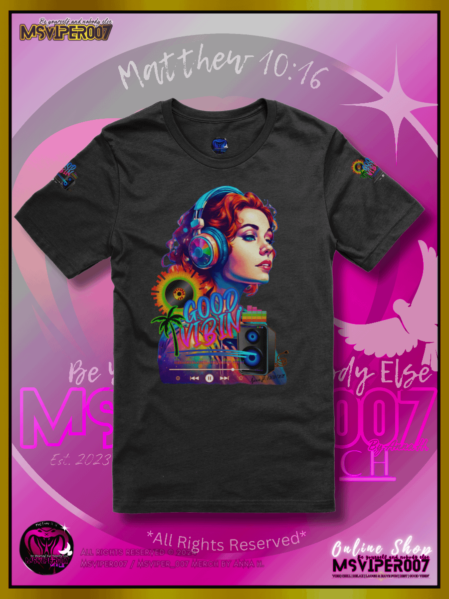 T-Shirt - MsViper007's "Good Vibin' [spectrum - V1]" Cozy Womens T-Shirt By Anna H. product image (1)