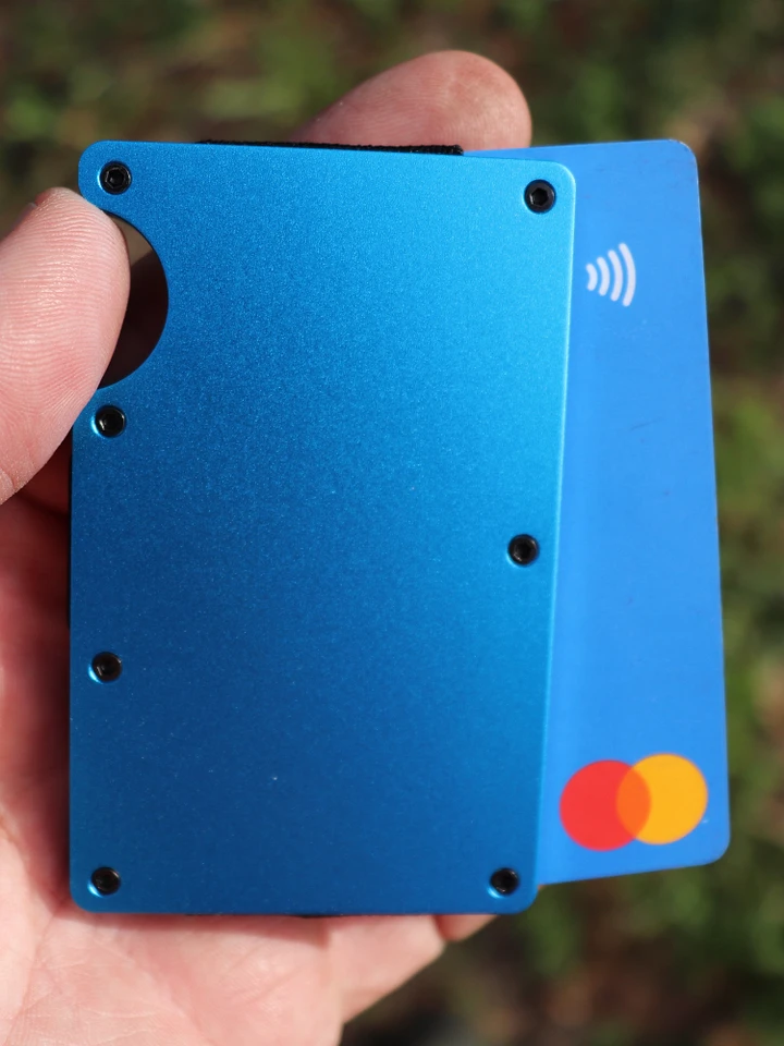 Blue RFID Blocking Wallet x 5 product image (2)