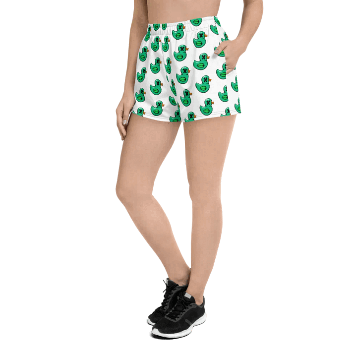 Rubber Ducky All-Over Print Athletic Shorts product image (2)