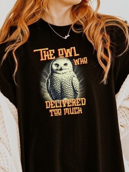Hedwig Owl Funny Vintage Pulp Mystery Harry Potter Shirt product image (11)
