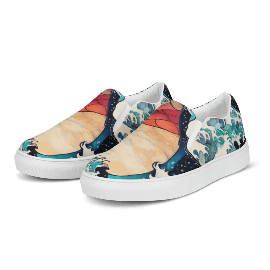 Japanese Serenity Waves Slip-Ons For Women product image (5)