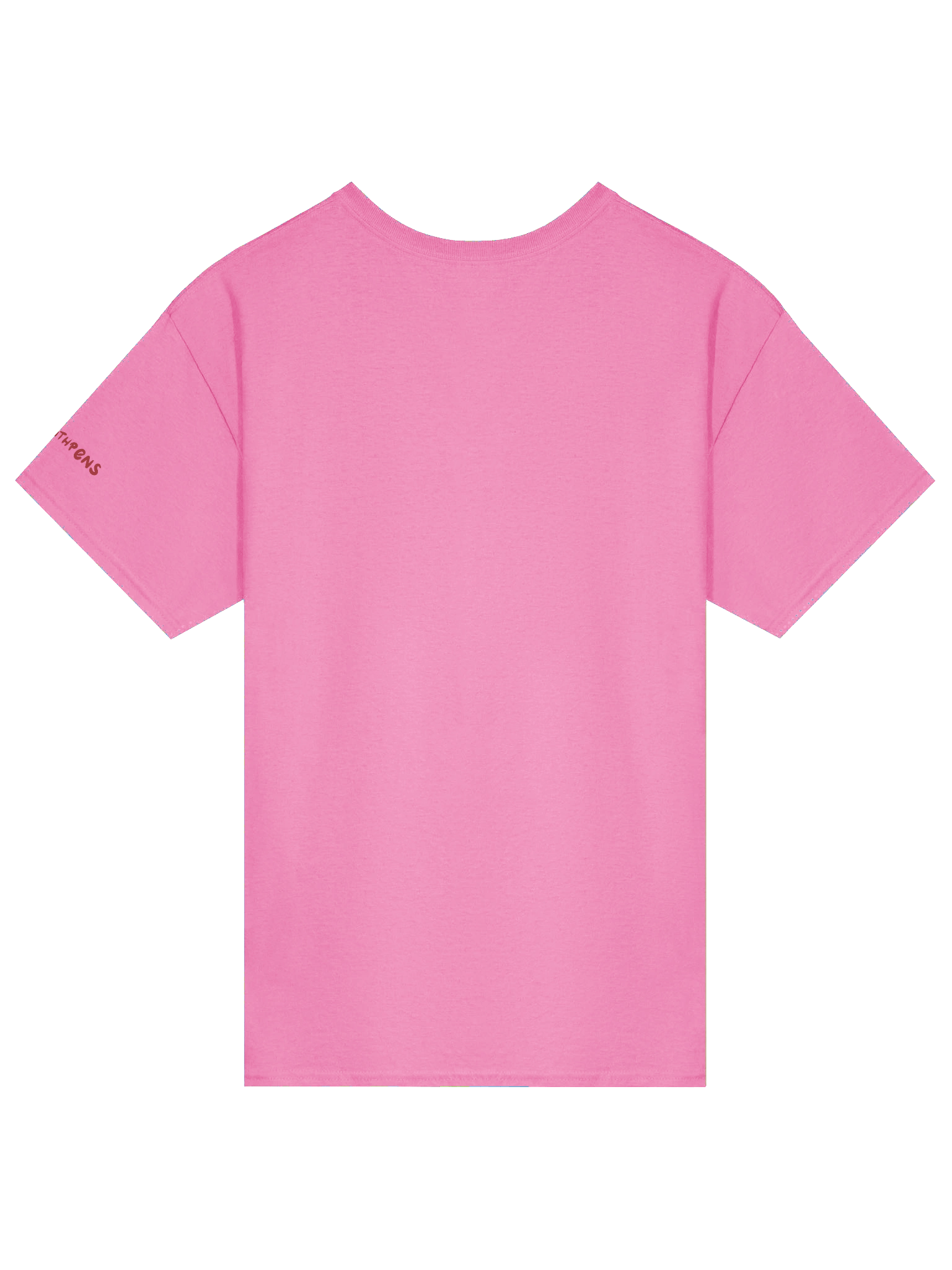 having fun is not a sin red on pink t-shirt product image (3)