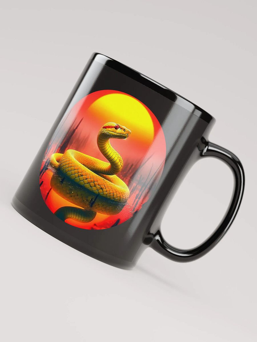 Sunset Serpent Black Mug product image (8)