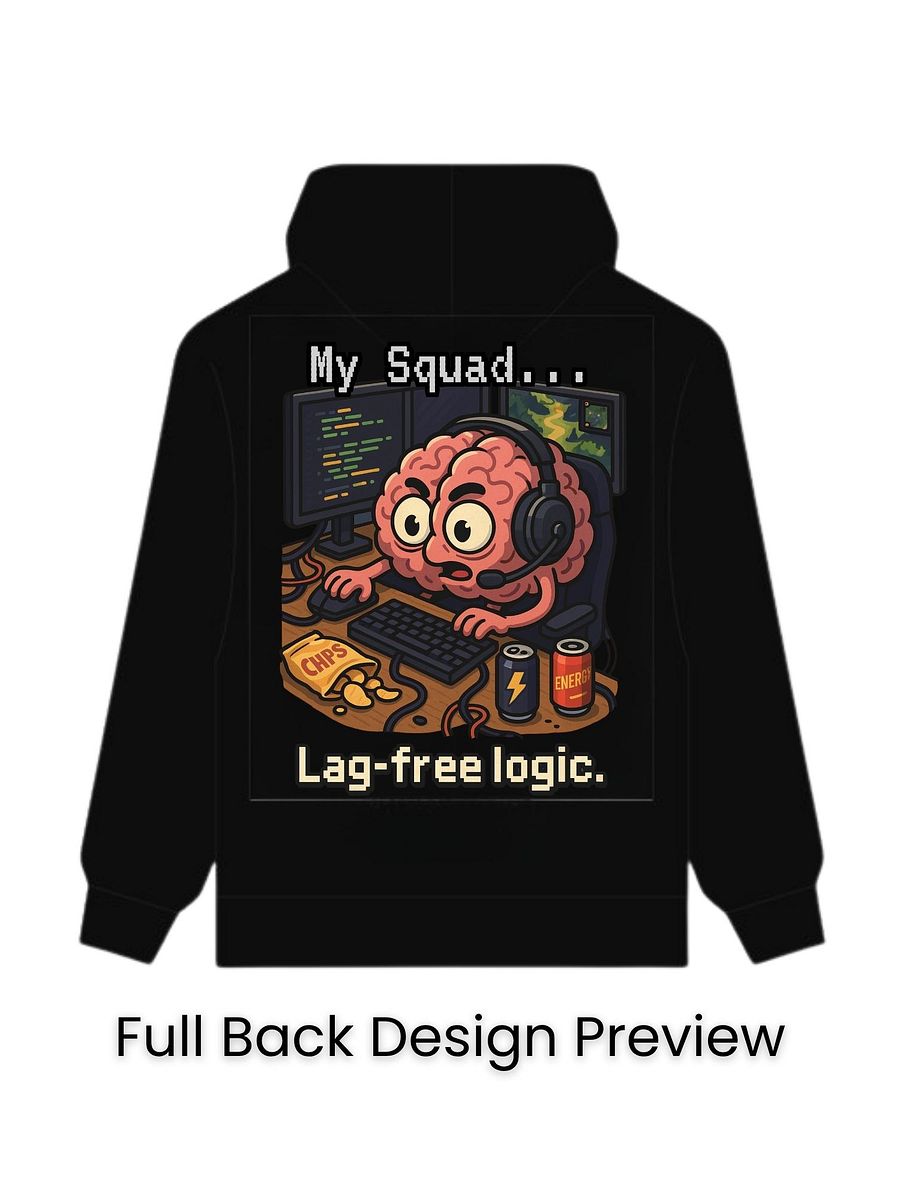 My Squad - Lag-Free Logic Premium Unisex Oversized Hoodie product image (2)
