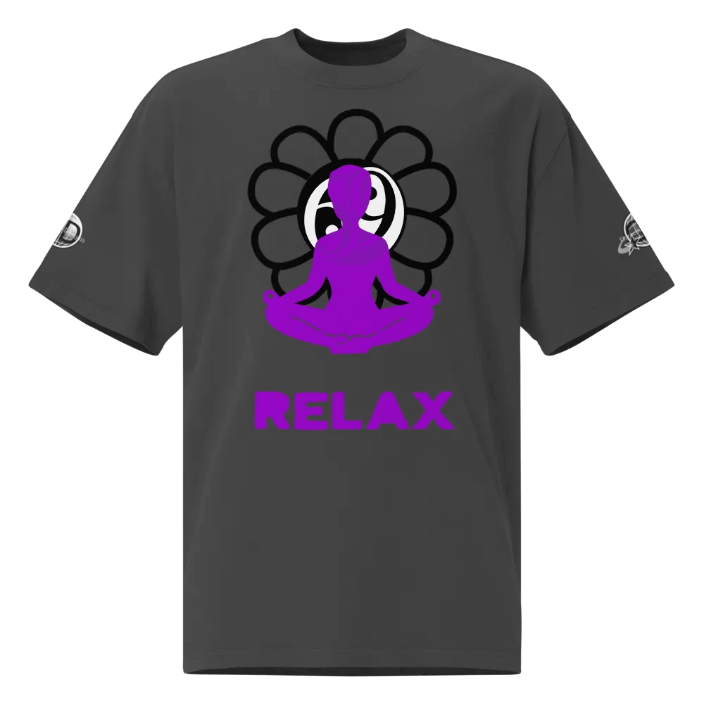 Zen Harmony Purple | Oversized Tee product image (1)