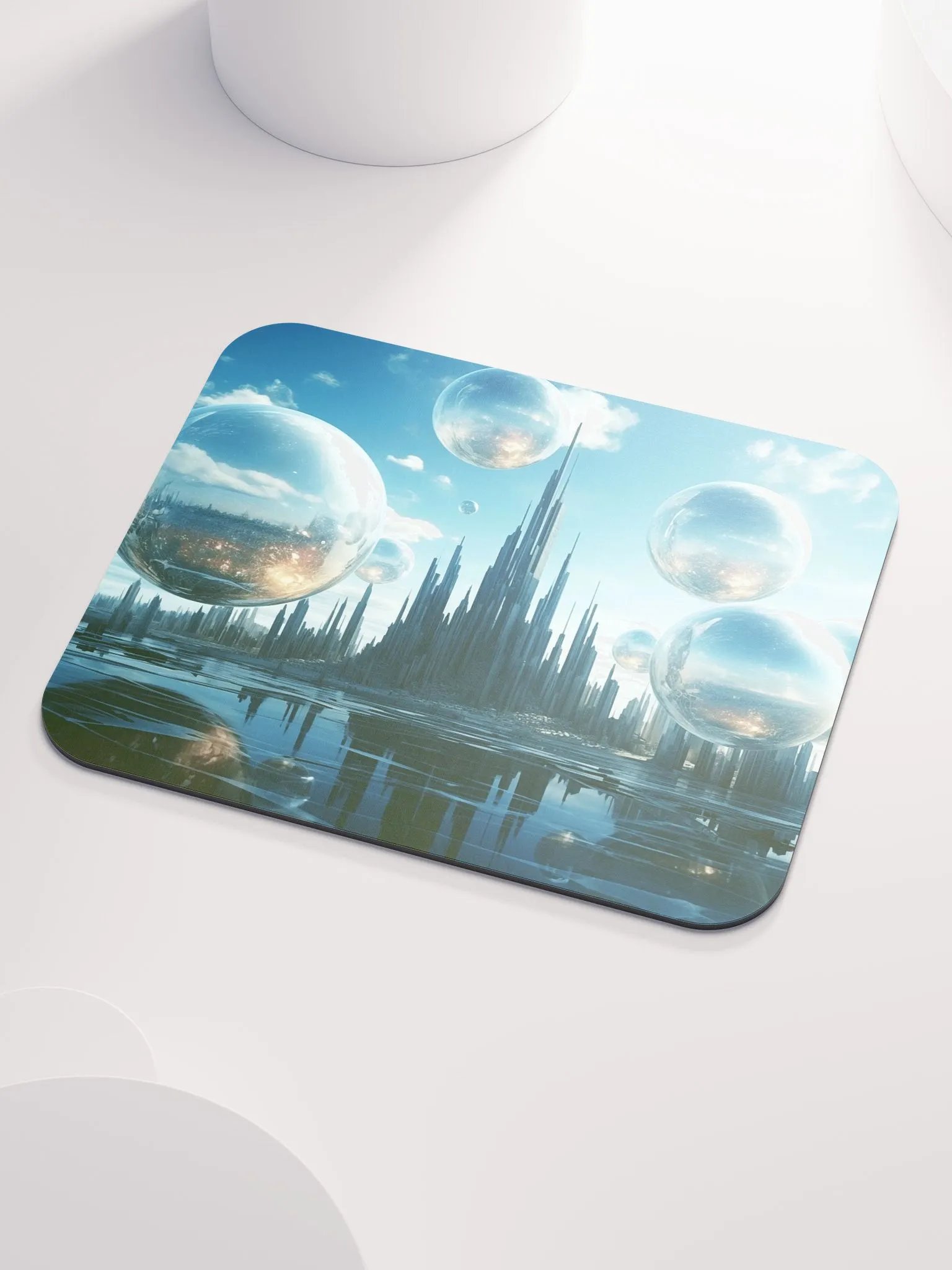 Skybound Reflections: A Vision of Tomorrow Mousepad product image (6)