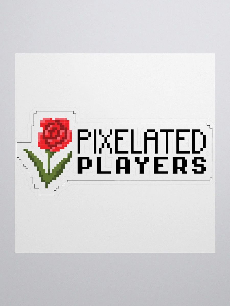 Pixelated Players Kiss Cut Stickers product image (3)