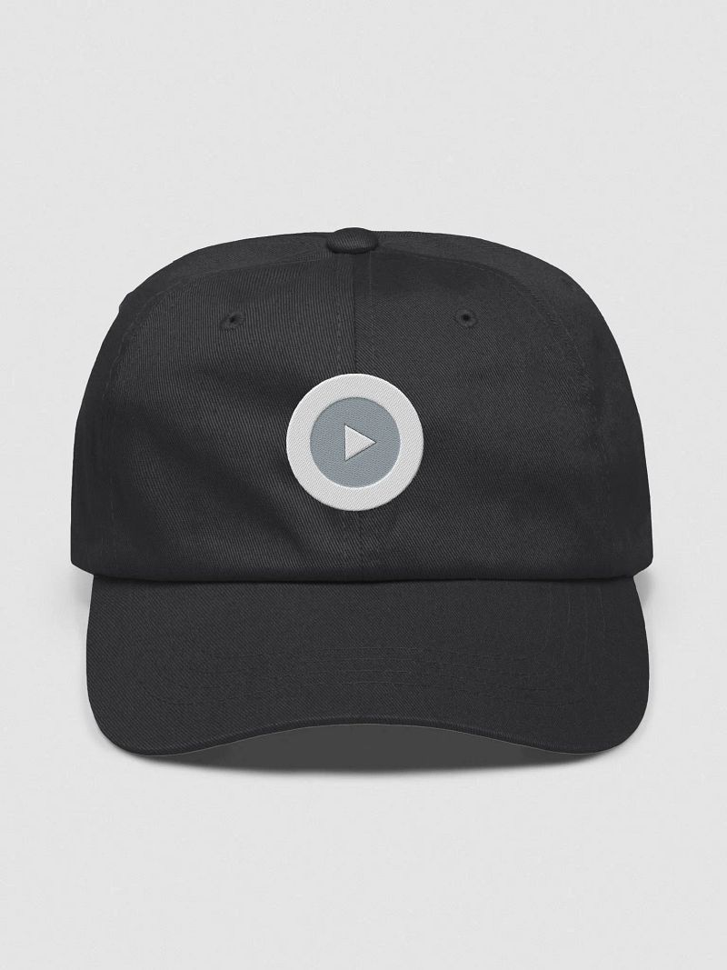 White Confident Live Logo Cap