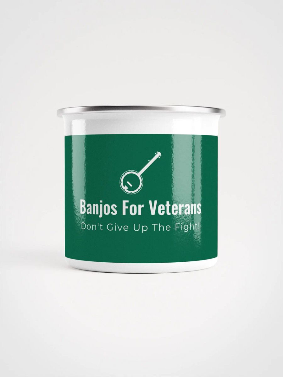 Banjos For Veterans (B4V) Official Logo Enamel Mug product image (5)