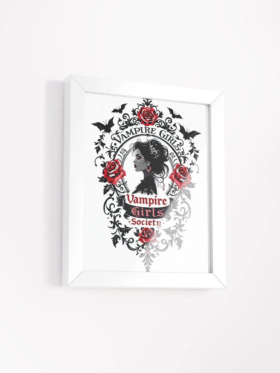 Vampire Girls Society Crest Framed Print product image (17)