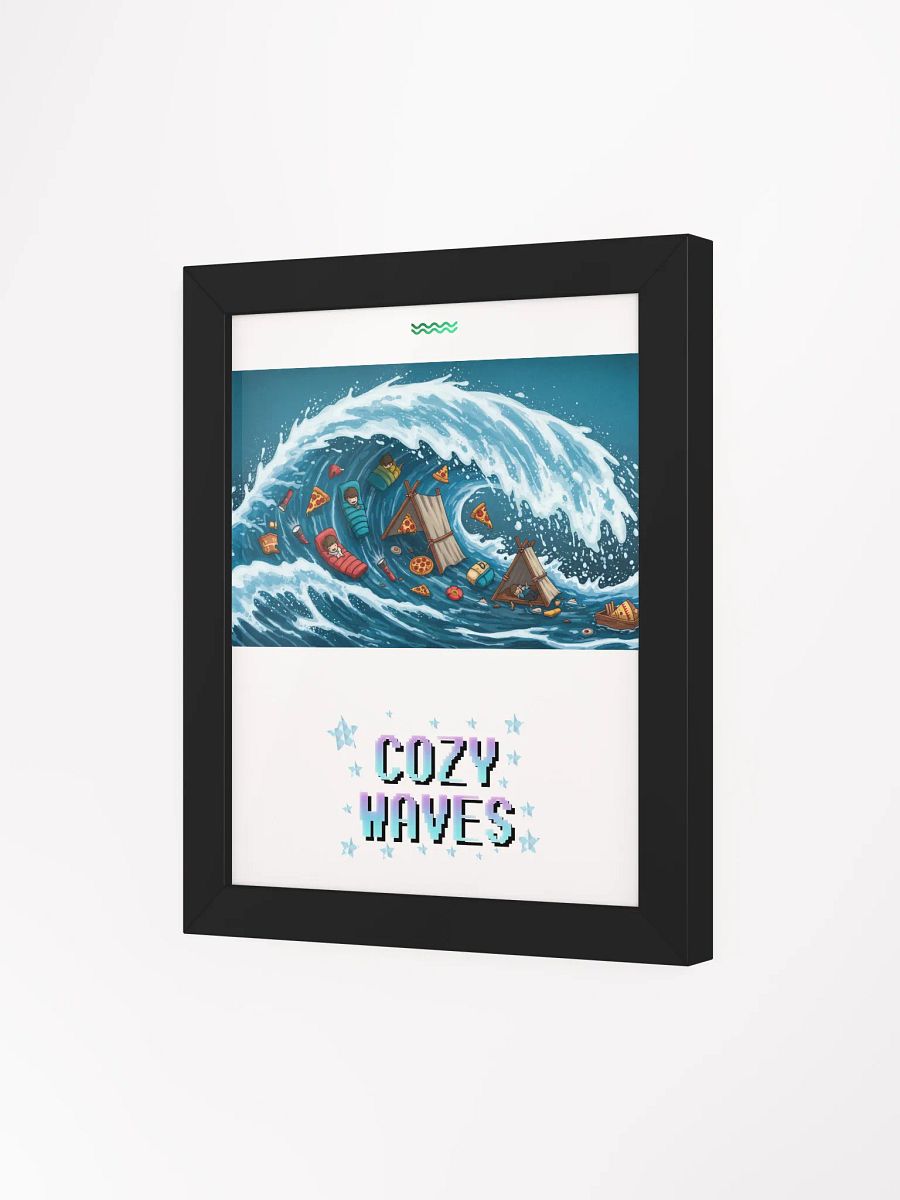 Whimsical Ocean Wave Camping Poster product image (7)