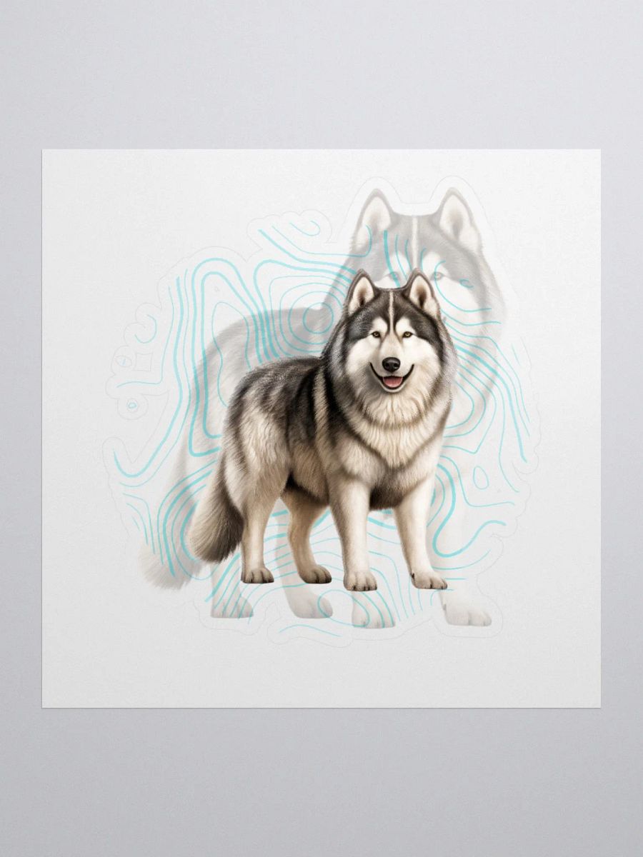 Shadowed Alaskan Malamute Sticker product image (2)