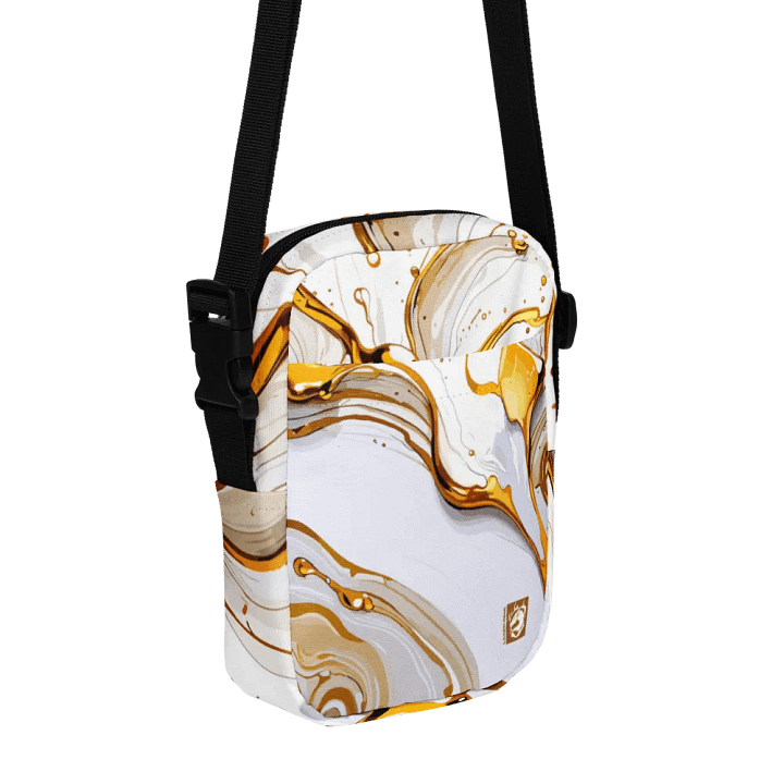 Golden Swirls All-Over Crossbody Bag product image (1)