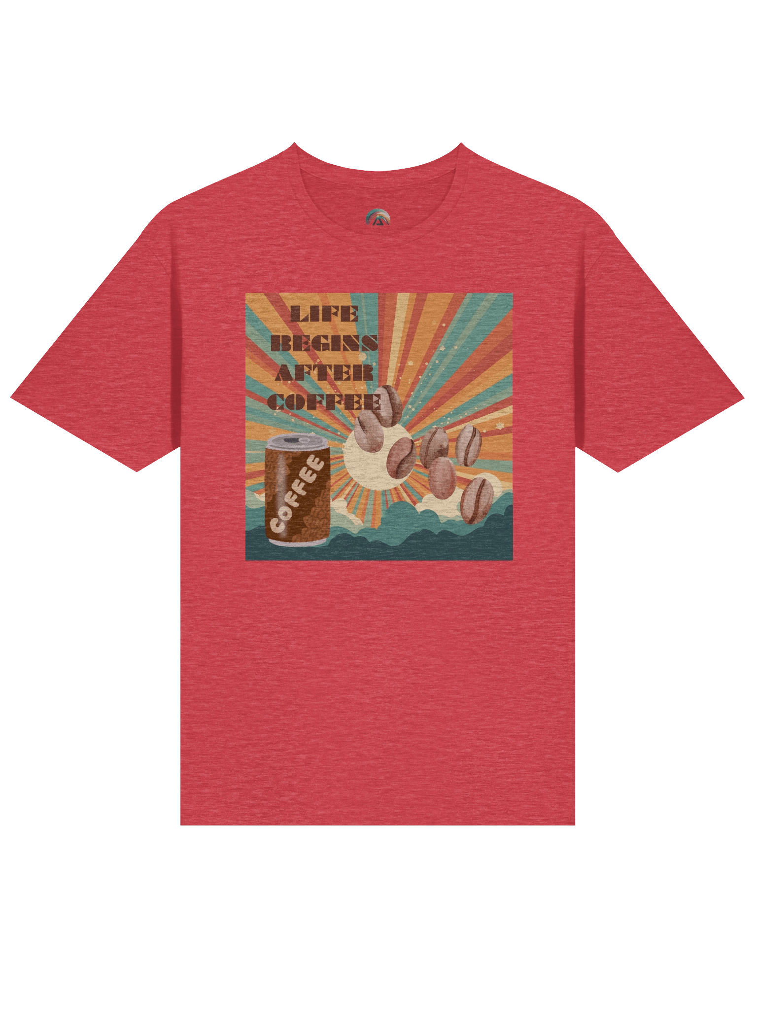Retro Coffee Sunburst T-Shirt product image (15)