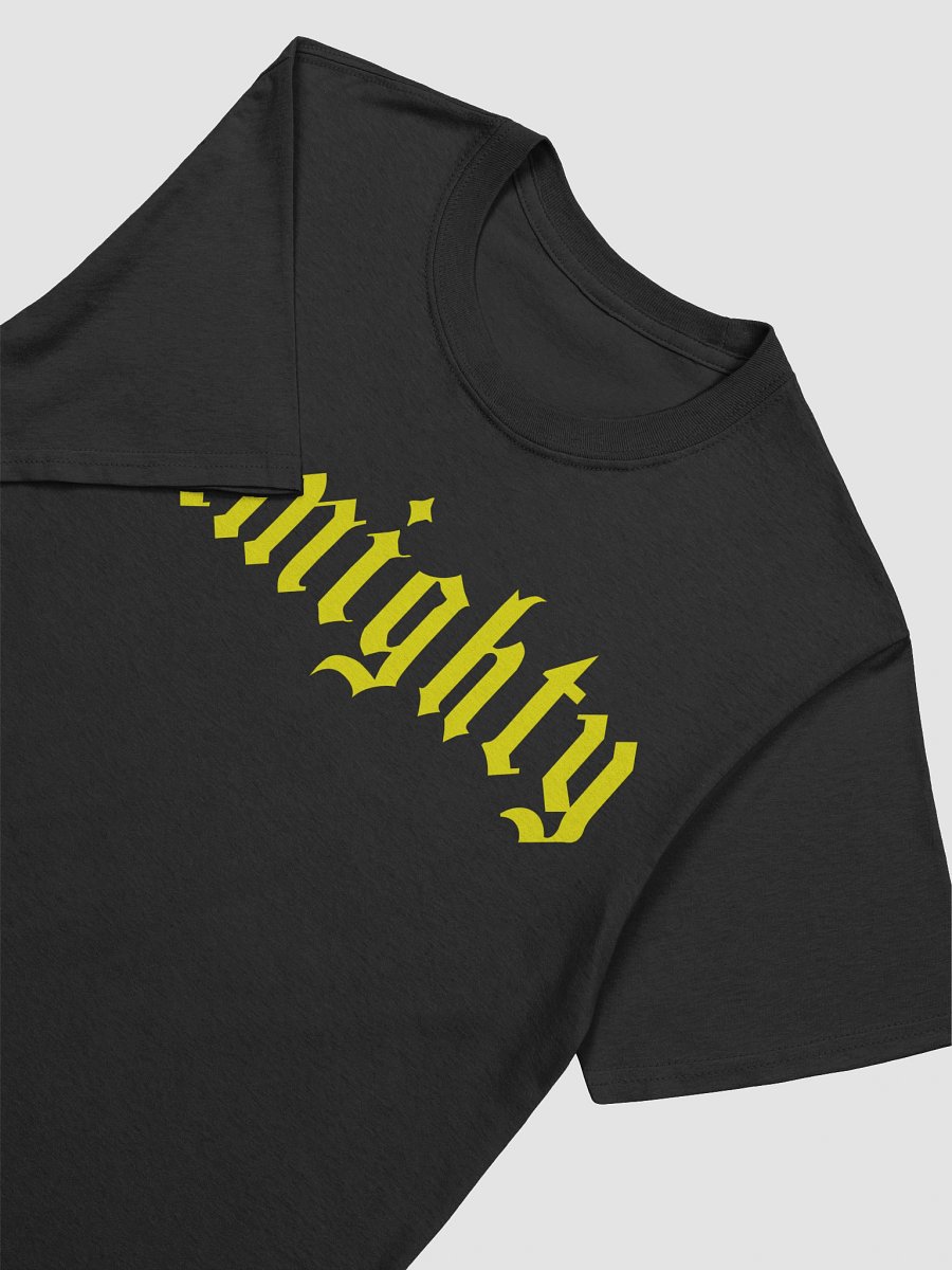 Almighty T-Shirt (Black/Yellow) product image (3)