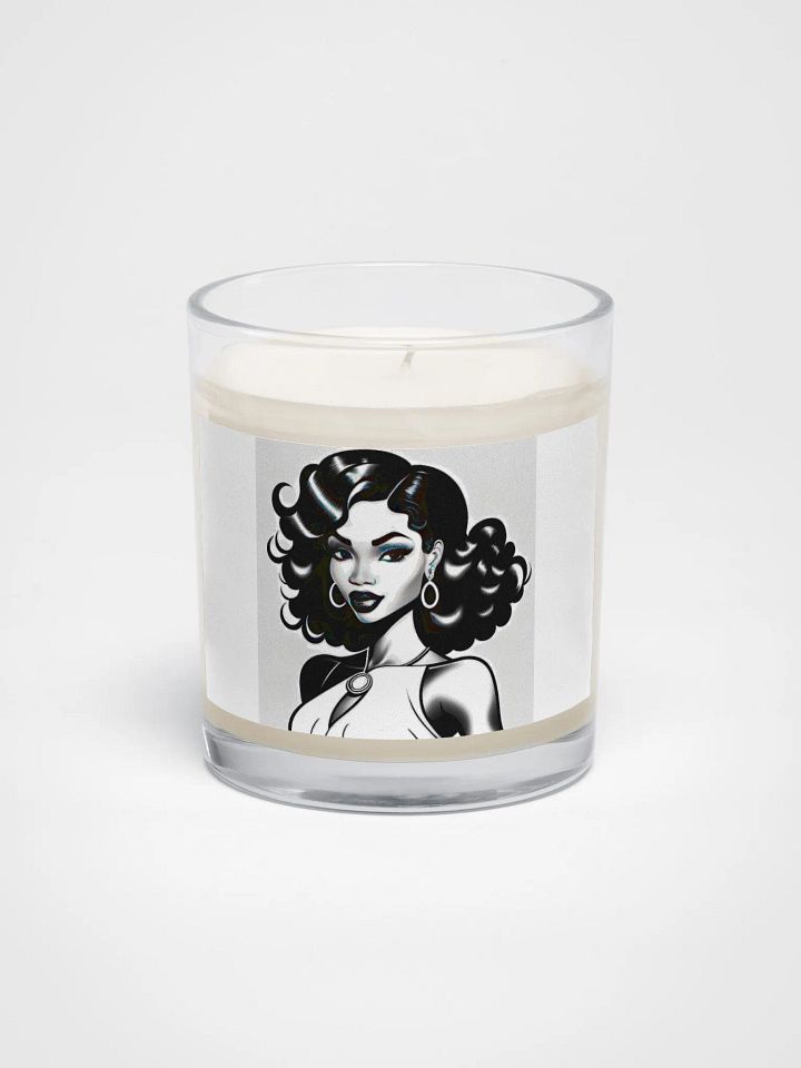 Curly Hair Cartoon Soy Wax Candle product image (1)
