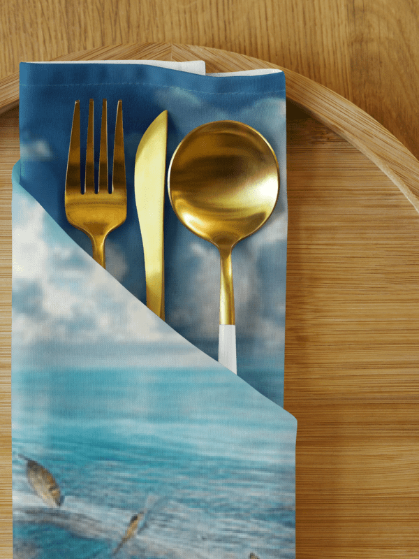 Underwater Wonderland Cloth Napkin Set | AI Design product image (1)