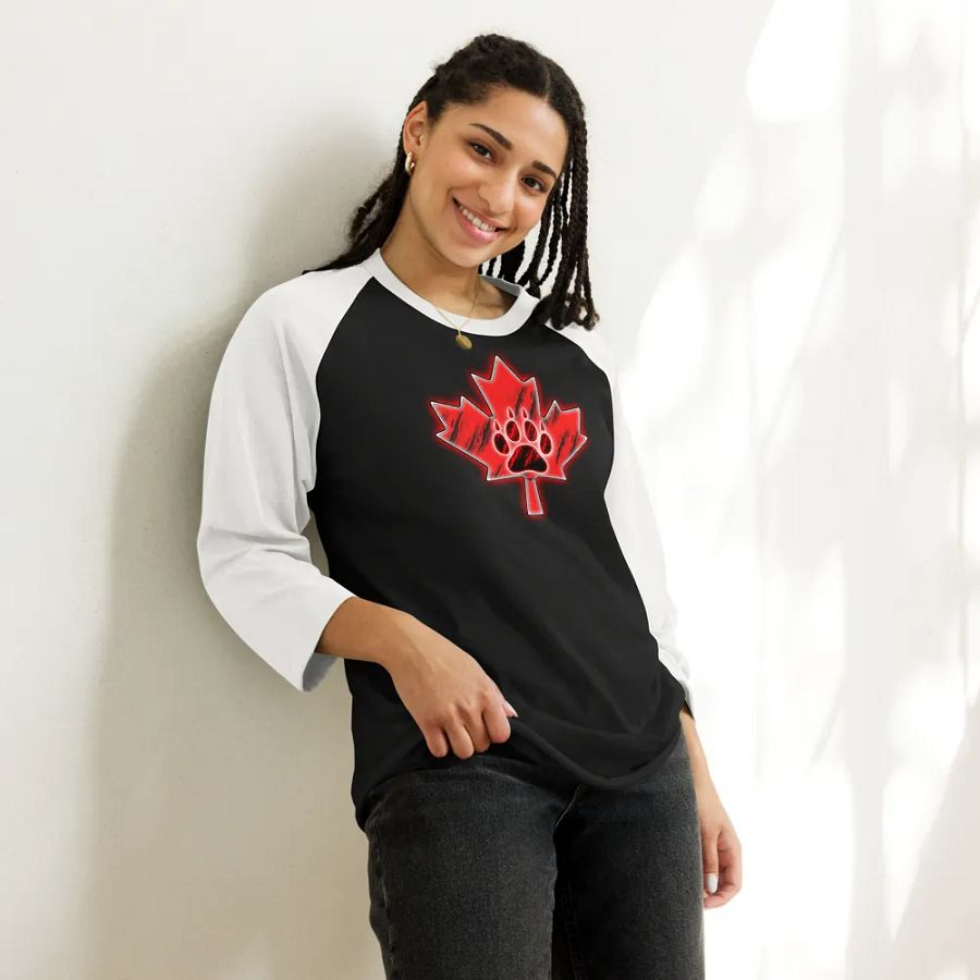 3/4 sleeve baseball T-shirt product image (9)